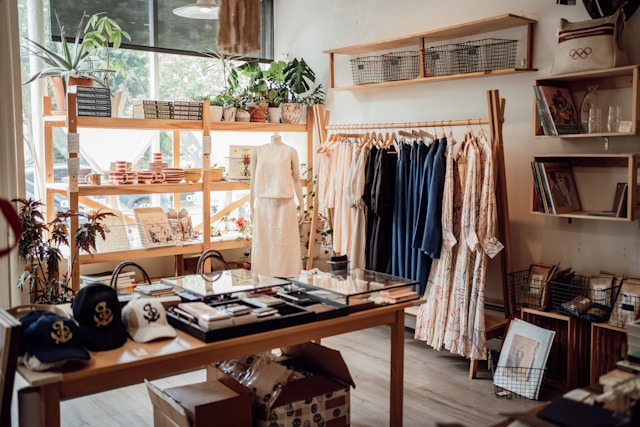 Accessories display at Vogue Vault